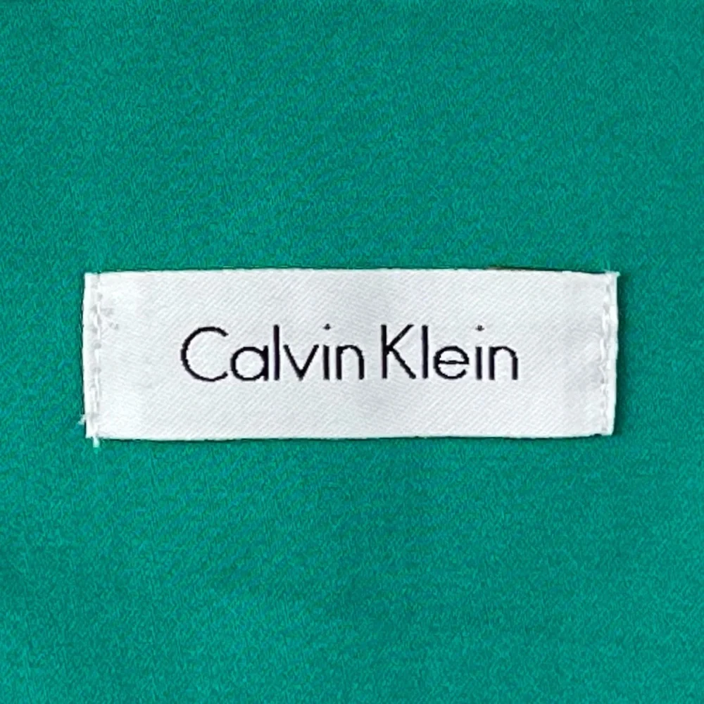 CALVIN KLEIN Square Neckline Sleeveless Belted Pleated Dress Christmas 50s Retro - Picture 11 of 12